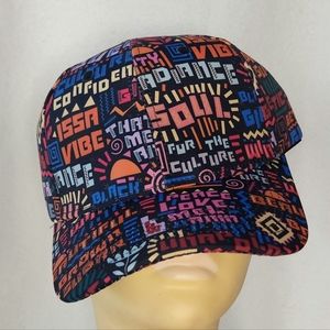 Izzy & Liv Printed Baseball Cap Satin Lining Added Comfort And Hair Protection